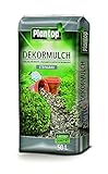 naninoa Plantop. DEKOR-Mulch 50 l. Holzschnitzel, Hackschnitzel, Dekomulch, Holzspäne, Rindenmulch. Farbe: Grau STEINGRAU