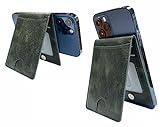 Tahamus Magnetischer verstellbarer Ständer Brieftasche, 5 Kreditkartenhalter mit MagSafe Brieftasche für Apple iPhone 14 Pro Max/14 Plus/14/13 Pro Max/13 Pro/13/12 Pro Max/12/12 Pro Pro , (Grün) )