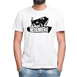 Heisenberg Braking Bad Poster Black Klassisches Herren-T-Shirt mit Rundhalsausschnitt und kurzen Ärmeln 3X-Large