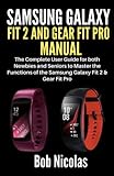SAMSUNG GALAXY FIT 2 AND GEAR FIT PRO MANUAL: The Complete User Guide for both Newbies and Seniors to Master the Functions of the Samsung Galaxy Fit 2 & Gear Fit Pro