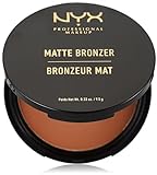 NYX Professional Makeup Matte Body Bronzer, Gepresstes Puder, Ohne Schimmer-Effekt, Vegane Formel, Deep Tan