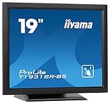 iiyama Prolite T1931SR-B5 48 cm (19') LED-Monitor SXGA Single Touch resistiv (VGA, HDMI, DisplayPort) IP54 Front, schwarz
