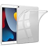 HBorna Hülle für iPad 10.2' (iPad 9. Generation 2021/iPad 8. Generation 2020 / iPad 7. Gen 2019), durchsichtige Silikonhülle TPU Back Cover Schutzhülle für das Neue iPad 10.2 Zoll, Transparent