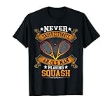 Never Underestimate An Old Man Playing Squash T-Shirt