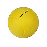 HMF 48910 Spardose Tennisball mit Schlüssel | Durchmesser 10 cm | Gelb