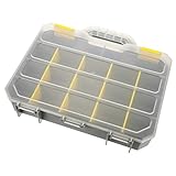 Mikikit elektronischer Komponentenkasten Werkzeug im Freien Würfel aufbewahrungsdose storage boxes Aufbewahrungsbehälter für Bastelarbeiten Schraubenaufbewahrungs-Organizer pp Transp