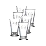 La Rochère - Fleur de Lys - Longdrinkglas, Highballglas, Glas - 300 ml - typisch franzöisch