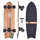 Apollo Surfskate pro Board | midi Longboard für Erwachsende, Kinder mit hochwertiger Surf Skate Achse | Mini Cruiser Board für Streetsurf | Carving & Pumping, Skateboard  Kinder ab 6 Jahre