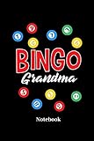 Bingo Grandma Notebook: Liniertes Notizbuch für Lotterie, Glücksspiel, Lotto, Los, Spiel und Bingo Fans - Notizheft Klatte für Männer, Frauen und Kinder