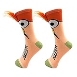 Personalisierte Puppet Cartoon Fleece Socken Erwachsene Socken