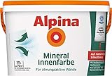 ALPINA Innenfarbe Mineral Innenfarbe 10 l auf natürlicher Silikatbasis
