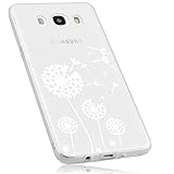 mumbi Hülle kompatibel mit Samsung Galaxy J5 2016 Handy Case Handyhülle mit Motiv Pusteblume, transparent