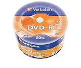 Verbatim 43788' DVD-R 4,7GB 16x 50er Wrap Spindel Silber
