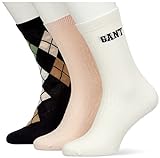 GANT Mädchen D1. 3-pack Socken, Silver Peony, 31-33 EU