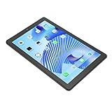 Tablet PC, 100-240V Schwarz 10,1 Zoll Tablet 2MP Vorne 5MP Hinten Lesen für Android 10 (EU-Stecker)