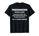 Lustiges Programmierer Definition Nerds Geeks Geschenk T-Shirt