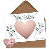 5 Rubbelkarten zum selber beschriften - Glückslos - Rubbellos für eigenen Text Geschenke Geschenkideen als Geschenk Gutschein zur Hochzeit