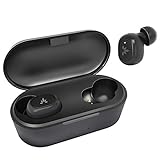 Avantree TW115 Mini True Wireless-In-Ear Kopfhörer für Kleine Ohren, Sport Bluetooth 5.0-Ohrhörer mit Geräuschisolierung und Mikrofon, Sichere Passform, mit kabelloser Ladeschale