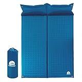 Underwood Aggregator Camping Selbstaufblasende Isomatte 2 Personen - Outdoor Doppel Selbstaufblasbare Luftmatratze mit Kleines Packmass, Leicht, für Winter, Trekking
