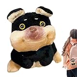 Xistuoz Plüschpuppen-Anhänger, Bienen-Welpe, Plüschpuppen-Anhänger, leuchtende Farben, Plüsch-Schlüsselanhänger für Autoschlüssel, Taschen, Rucksack, Handys, Einzelnes Attribut, Refer to descrip