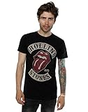 Rolling Stones Herren Tour 78 Mens Blk TS T-Shirt, Schwarz, Large