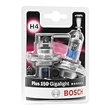 Bosch H4 Plus 150 Gigalight Lampen - 12 V 60/55 W P43t - 2 Stück