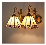 GAUUA Wandleuchten Im Tiffany-Stil, Vintage Antique Wall Lampe Badezimmer Schminktisch Spiegel Scheinwerfer Für Wohnzimmerwandbeleuchtung