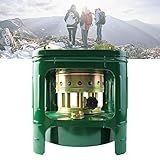 PXDOHQAW Camping Herd, Backpacking Camp Kerosin Herd, Portable Kerosin Heizung Camping Alkohol Brenner Für Reisen Wandern/B