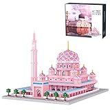 LAIKE Technik Putra Moschee Bausatz 5930 Stück Europäisches Straßenarchitektur-Modell Haurs-Straßen-Ziegel-Modell Kompatibel mit Lego Creator