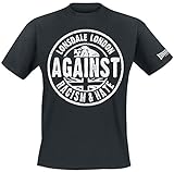 Lonsdale Herren Langarmshirt T-Shirt Trägerhemd Against Racism schwarz (Schwarz) X-Large