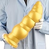 Jixaxe Riesen Analplug Multi Kugeln Analplug Dildo Mit Starkem Saugnapf Masturbation Anal Plug ButtplugG Punkt Vaginale Stimulation Anal Dilatator Prostata Massage Sexspielzeug für Männer Frauen (L)