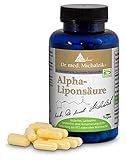 Alpha-Liponsäure nach nach Dr. med. Michalzik - mit reiner Alpha-Liponsäure - 180 vegane Kapseln jede Kapsel enthält 200 mg Alpha-Liponsäure - ohne Zusatzstoffe - von BIOTIKON®