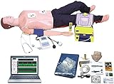 HLW-Blutdruckmessung AED Defibrillator Multifunktionaler Wiederbelebungs-Operationssimulator Arzt-Pflegeausbildung Pflegefähigkeiten