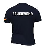Rescue Point Feuerwehr Herren Kurzarm T-Shirt KF11DE (XL)