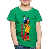 Spreadshirt Yakari Indianer Hey Du Kinder Premium T-Shirt, 110-116, Kelly Green