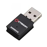 Octagon 300Mbit/s WL018 USB WLAN Stick Schwarz für Linux E2 R