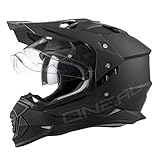 O'NEAL Sierra II Adventure Enduro MX Motorrad Helm Flat schwarz 2020 Oneal: Größe: M (57-58cm)