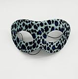JLTC 2-stücke Halloween Make-up Ball Kostüm Pvc Zusammengesetzte Leopard Print Maske, Wild Und Uneingeschränkt, Zeigt Persönlichkeit, Party Requisiten