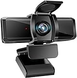 LIMINK 1080P Webcam mit Mikrofon Full HD Stereo Webkamera mit Privatsphäre Abdeckung Wide View USB Plug and Play Drehbare Webcam für Skype Zoom FaceTime Hangouts PC Mac Laptop Desktop Tablet Computer