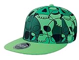 Generico Atlantis Snap Colour Rap Rapper Flachvisier Unisex Cap, Skull, One size