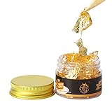 Essbare echte Blatt-Goldflocken, 24 Karat, 25 mg, Kirin-Gold-Flocken, dekorativ für Kuchen, Basteln, Malen, Möbel, Nägel, Dekoration