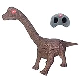 JUGUETECNIC | Ferngesteuerter Dinosaurier | RC Spielzeug für Kinder | Interaktiver Diplodocus | Interaktive Fernbedienung