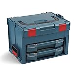 Bosch Sortimo LS-BOXX 306 professional blau Werkzeugkoffer Set ohne Logo | inklusiv 2x i-BOXX leer | Transportsystem Werkzeug