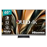 Hisense 65A9H OLED 164cm (65 Zoll) Fernseher, Sonic Screen, 4K, HDR, Dolby Vision IQ & Atmos, 3.1.2 Sound, IMAX Enhanced, 120Hz, Alexa Built-in, Google Assistant, Game Mode Pro anthrazit [2022]