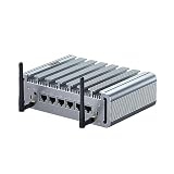 HISTTON Firewall Mini PC with 2.5G Gigabit LAN, Firewall Micro Appliance Celeron J4125, 16GB RAM 256GB SSD, Fanless Mini PC AES-NI, HD, COM, 2USB3.0, SIM Slot, Compatible with Pfsense/OPNsense/Win 10