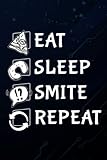 Gifts for men for 10 dollars: Eat Sleep Smite Repeat - Quote for RPG Roleplaying Gamers: Smite, ,Task Manager,Organizer,Lesson,Notebook Journal,Happy,College,Personalized,Goals