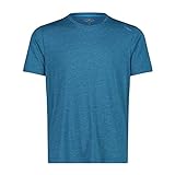 CMP, Melange Jersey 100% T-Shirt, DEEP Lake, 54