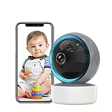 NRST Babyphone 5mp IP. Kamera WiFi Ultra. HD Videoüberwachungskamera Nachtsicht Zwei Way Audio Cloud Smart Home Cameras Baby Monitor Babyphone mit Kamera und Audio