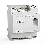 devolo 8550 Powerline Adapter Magic 2 LAN DINrail Hutschienen Adapter -bis 2.400 Mbit/s Internet aus dem Verteilerkasten, professionelles Heimnetzwerk, grau