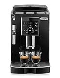 De'Longhi ECAM 25.120.B Kaffeevollautomat mit Profi-Milchaufschäumdüse für Cappuccino, mit Espresso- und Kaffee Direktwahltasten und Drehregler, 2-Tassen-Funktion, Großer 1,8 Liter Wassertank, schwarz